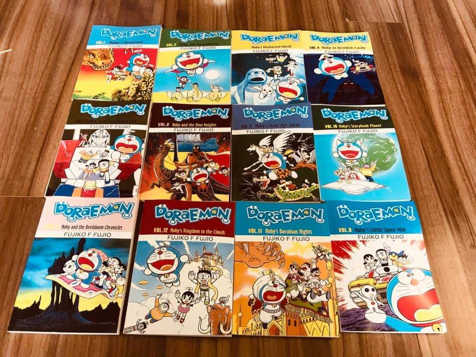 Bộ Truyện 24 Cuốn Doraemon Bản Tiếng Anh Truyện Dài Siêu Thị Sách